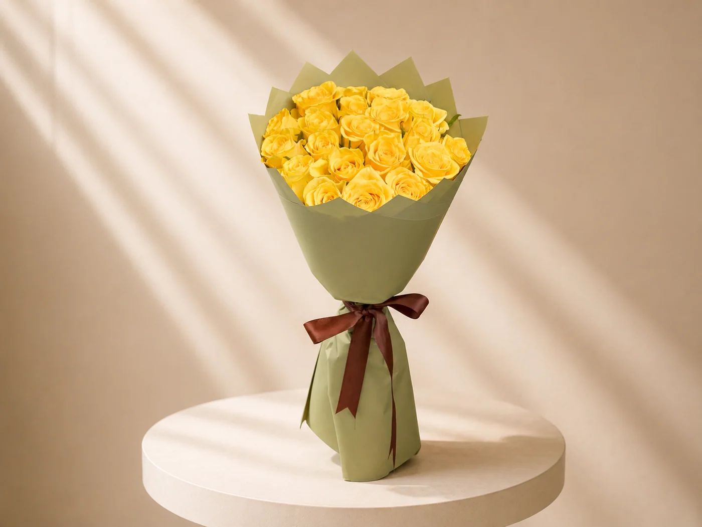 Golden Rose Sunshine bouquet